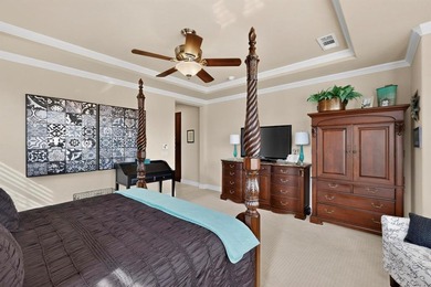 Experience golf course living at its finest in this beautifully on Wildhorse Golf Club of Robson Ranch in Texas - for sale on GolfHomes.com, golf home, golf lot