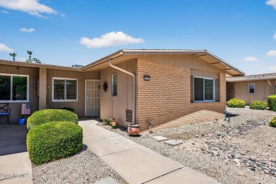 FURNISHED AND READY FOR YOU!!  This sunny, bright end unit in on Stardust Golf Course in Arizona - for sale on GolfHomes.com, golf home, golf lot
