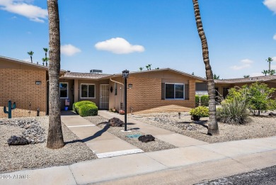 FURNISHED AND READY FOR YOU!!  This sunny, bright end unit in on Stardust Golf Course in Arizona - for sale on GolfHomes.com, golf home, golf lot