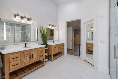 Discover refined living inside the gated Canyon Ridge community on TPC Las Vegas in Nevada - for sale on GolfHomes.com, golf home, golf lot