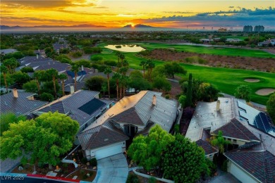 Discover refined living inside the gated Canyon Ridge community on TPC Las Vegas in Nevada - for sale on GolfHomes.com, golf home, golf lot