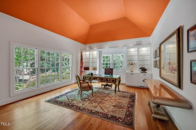 Tucked away on a private 1.28-acre lot in Governors Club, home on Governors Club in North Carolina - for sale on GolfHomes.com, golf home, golf lot