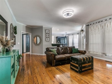 Elegant Home in Gated Golf Course Community with Backyard Oasis! on Fairfax Golf Club in Oklahoma - for sale on GolfHomes.com, golf home, golf lot