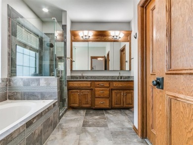Elegant Home in Gated Golf Course Community with Backyard Oasis! on Fairfax Golf Club in Oklahoma - for sale on GolfHomes.com, golf home, golf lot