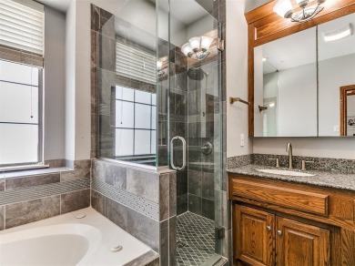 Elegant Home in Gated Golf Course Community with Backyard Oasis! on Fairfax Golf Club in Oklahoma - for sale on GolfHomes.com, golf home, golf lot
