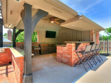 Elegant Home in Gated Golf Course Community with Backyard Oasis! on Fairfax Golf Club in Oklahoma - for sale on GolfHomes.com, golf home, golf lot