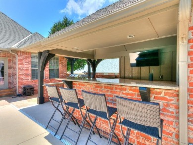 Elegant Home in Gated Golf Course Community with Backyard Oasis! on Fairfax Golf Club in Oklahoma - for sale on GolfHomes.com, golf home, golf lot