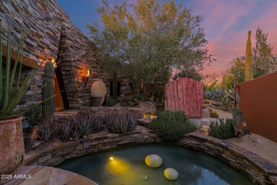 This stunning custom home, designed by renowned architect Shelby on The Boulders Resort Golf Club in Arizona - for sale on GolfHomes.com, golf home, golf lot