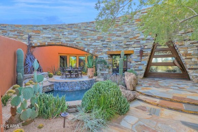 This stunning custom home, designed by renowned architect Shelby on The Boulders Resort Golf Club in Arizona - for sale on GolfHomes.com, golf home, golf lot