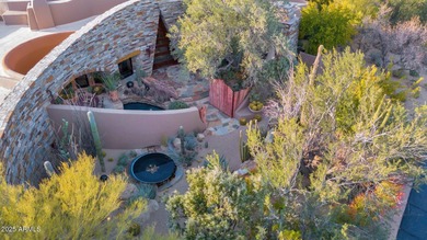 This stunning custom home, designed by renowned architect Shelby on The Boulders Resort Golf Club in Arizona - for sale on GolfHomes.com, golf home, golf lot
