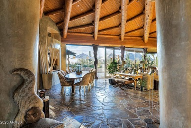 This stunning custom home, designed by renowned architect Shelby on The Boulders Resort Golf Club in Arizona - for sale on GolfHomes.com, golf home, golf lot