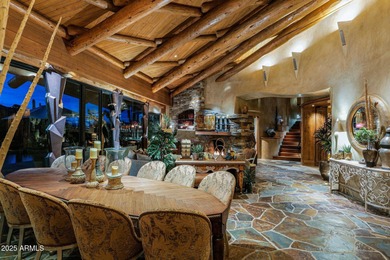 This stunning custom home, designed by renowned architect Shelby on The Boulders Resort Golf Club in Arizona - for sale on GolfHomes.com, golf home, golf lot