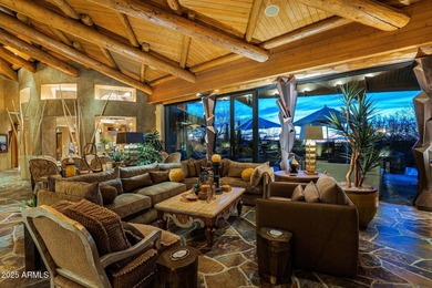 This stunning custom home, designed by renowned architect Shelby on The Boulders Resort Golf Club in Arizona - for sale on GolfHomes.com, golf home, golf lot