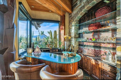 This stunning custom home, designed by renowned architect Shelby on The Boulders Resort Golf Club in Arizona - for sale on GolfHomes.com, golf home, golf lot