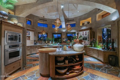 This stunning custom home, designed by renowned architect Shelby on The Boulders Resort Golf Club in Arizona - for sale on GolfHomes.com, golf home, golf lot