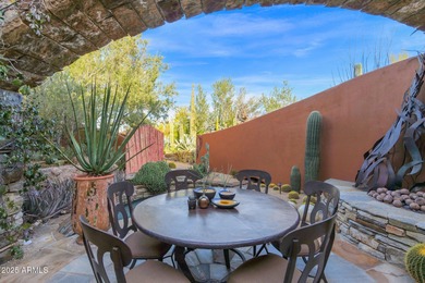 This stunning custom home, designed by renowned architect Shelby on The Boulders Resort Golf Club in Arizona - for sale on GolfHomes.com, golf home, golf lot