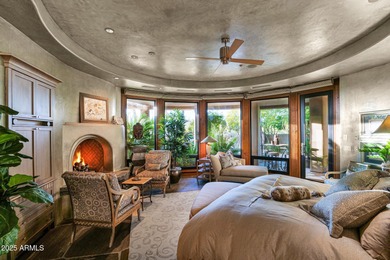 This stunning custom home, designed by renowned architect Shelby on The Boulders Resort Golf Club in Arizona - for sale on GolfHomes.com, golf home, golf lot