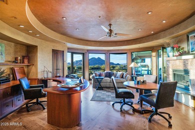 This stunning custom home, designed by renowned architect Shelby on The Boulders Resort Golf Club in Arizona - for sale on GolfHomes.com, golf home, golf lot