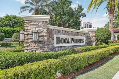DIRECT EAST- WATER & GOLF VIEWS- Pristine furnished/turnkey on Boca Pointe Country Club in Florida - for sale on GolfHomes.com, golf home, golf lot