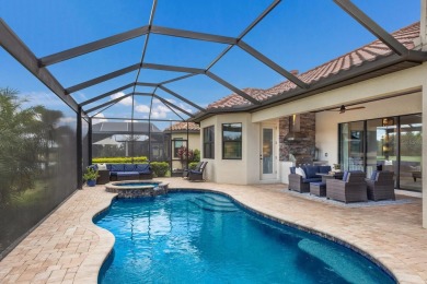 Welcome to 5569 Mulligan Way, an extraordinary two-story on Lakewood National Golf Club in Florida - for sale on GolfHomes.com, golf home, golf lot