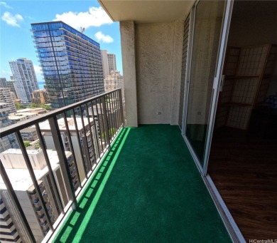 22nd floor studio. Diamond Head side of the building. Wake up to on Ala Wai Golf Course in Hawaii - for sale on GolfHomes.com, golf home, golf lot