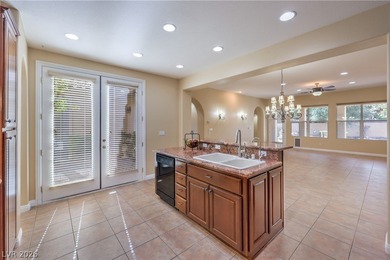 Spectacular single-story villa located on a cul-de-sac in the on Southern Highlands Golf Club in Nevada - for sale on GolfHomes.com, golf home, golf lot