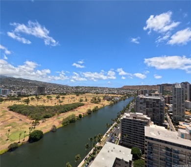22nd floor studio. Diamond Head side of the building. Wake up to on Ala Wai Golf Course in Hawaii - for sale on GolfHomes.com, golf home, golf lot