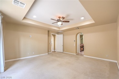 Spectacular single-story villa located on a cul-de-sac in the on Southern Highlands Golf Club in Nevada - for sale on GolfHomes.com, golf home, golf lot