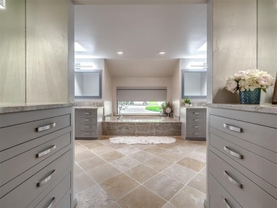 Welcome to this stunning custom home with 5,488 sqft of living on Oak Tree National Golf and Country Club in Oklahoma - for sale on GolfHomes.com, golf home, golf lot