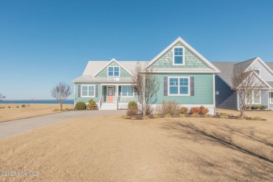 This stunning home sits on the banks of the Albemarle Sound at on Occano Golf Course in North Carolina - for sale on GolfHomes.com, golf home, golf lot