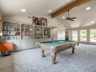 Welcome to this stunning custom home with 5,488 sqft of living on Oak Tree National Golf and Country Club in Oklahoma - for sale on GolfHomes.com, golf home, golf lot