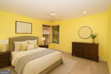 Step into luxury with this beautifully maintained two-story on Towne Lake Hills Golf Club in Georgia - for sale on GolfHomes.com, golf home, golf lot