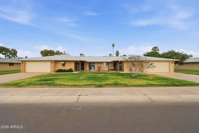 Beautiful golf course view. Charming Gemini home on the Sun City on Sun City Country Club in Arizona - for sale on GolfHomes.com, golf home, golf lot