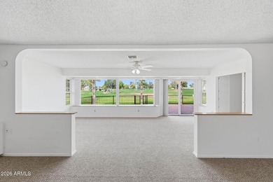 Beautiful golf course view. Charming Gemini home on the Sun City on Sun City Country Club in Arizona - for sale on GolfHomes.com, golf home, golf lot