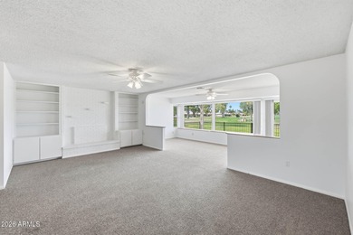 Beautiful golf course view. Charming Gemini home on the Sun City on Sun City Country Club in Arizona - for sale on GolfHomes.com, golf home, golf lot