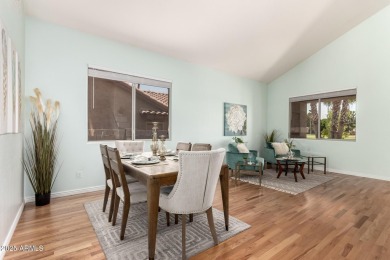 This pristine home offers rare golf course frontage in both the on Greenfield Lakes Golf Club in Arizona - for sale on GolfHomes.com, golf home, golf lot