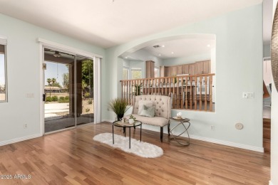 This pristine home offers rare golf course frontage in both the on Greenfield Lakes Golf Club in Arizona - for sale on GolfHomes.com, golf home, golf lot