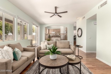 This pristine home offers rare golf course frontage in both the on Greenfield Lakes Golf Club in Arizona - for sale on GolfHomes.com, golf home, golf lot