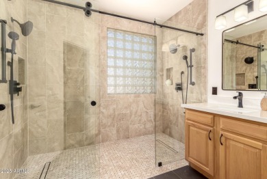 This pristine home offers rare golf course frontage in both the on Greenfield Lakes Golf Club in Arizona - for sale on GolfHomes.com, golf home, golf lot