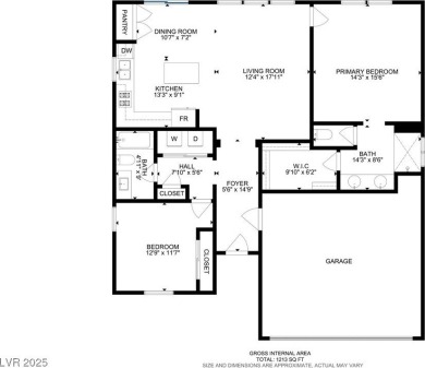 Sweet and Cozy 1 story 2-bedroom home with attached 2 car garage on Tuscany Golf Club in Nevada - for sale on GolfHomes.com, golf home, golf lot