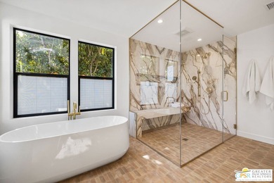 A rare blend of architectural scale, designer finishes, and on Indian Canyons Golf Resort - North Course in California - for sale on GolfHomes.com, golf home, golf lot