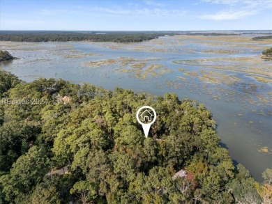 Charming Marsh-Front Retreat on Callawassie Island. This unique on Callawassie Island Club in South Carolina - for sale on GolfHomes.com, golf home, golf lot