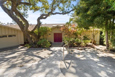 Welcome to this tranquil and inviting home located on a private on Sharon Heights Golf and Country Club in California - for sale on GolfHomes.com, golf home, golf lot