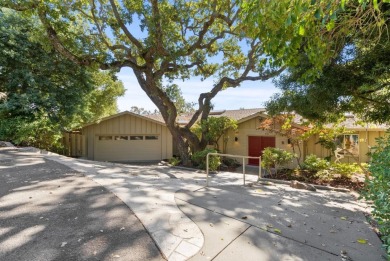 Welcome to this tranquil and inviting home located on a private on Sharon Heights Golf and Country Club in California - for sale on GolfHomes.com, golf home, golf lot