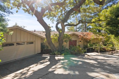 Welcome to this tranquil and inviting home located on a private on Sharon Heights Golf and Country Club in California - for sale on GolfHomes.com, golf home, golf lot