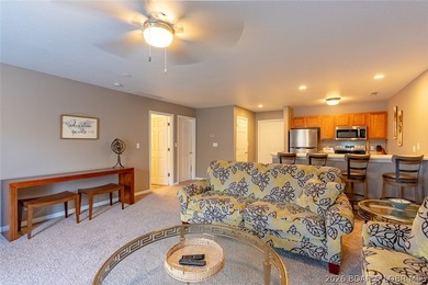 Turn-key, fully furnished and beautifully updated-this oversized on Osage National Golf Club in Missouri - for sale on GolfHomes.com, golf home, golf lot