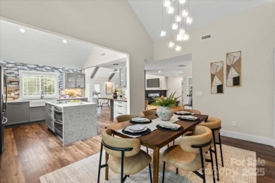 Stunning home with almost 1/2 acre of direct, fantastic views of on Raintree Country Club in North Carolina - for sale on GolfHomes.com, golf home, golf lot