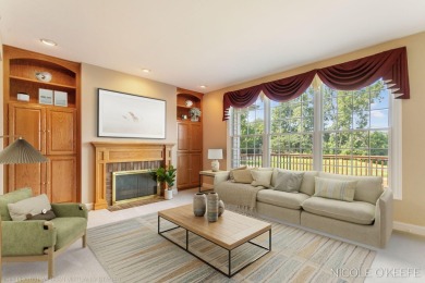 Welcome home to this beautiful one of a kind Colonial style on Railside Golf Club in Michigan - for sale on GolfHomes.com, golf home, golf lot