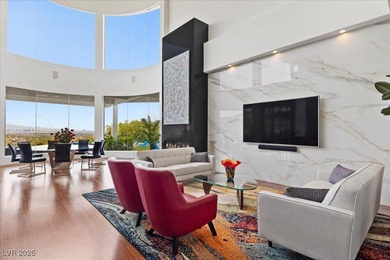 Perched on an elevated golf course lot w/ unrivaled strip views on Dragon Ridge Country Club in Nevada - for sale on GolfHomes.com, golf home, golf lot