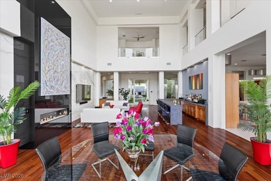 Perched on an elevated golf course lot w/ unrivaled strip views on Dragon Ridge Country Club in Nevada - for sale on GolfHomes.com, golf home, golf lot